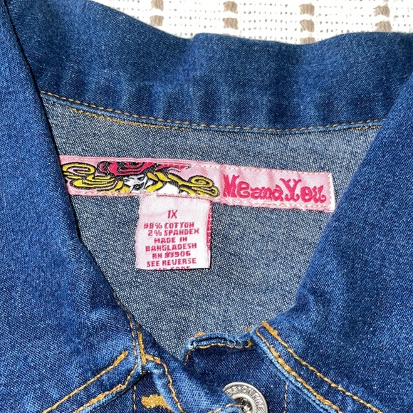 MeandYou Denim Belted Chore Jacket - Picture 6 of 6